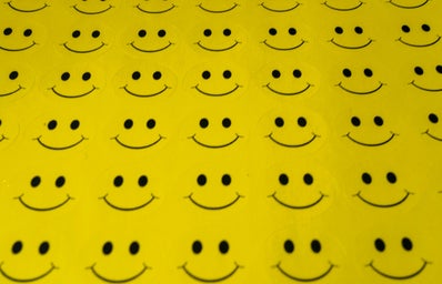 yellow smiley face stickers