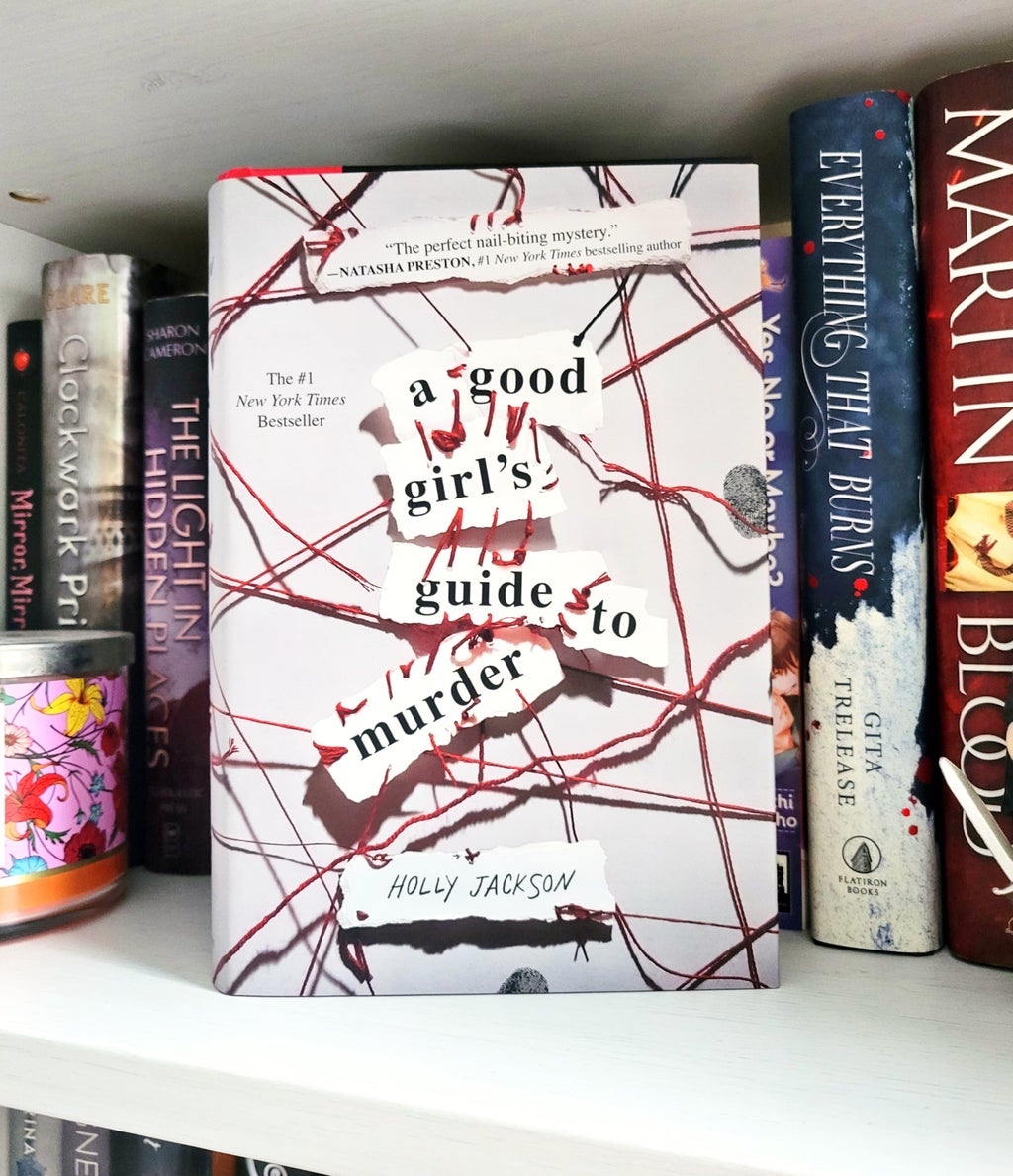 It\'s an image of the book. A Good Girl\'s Guide to Murder.