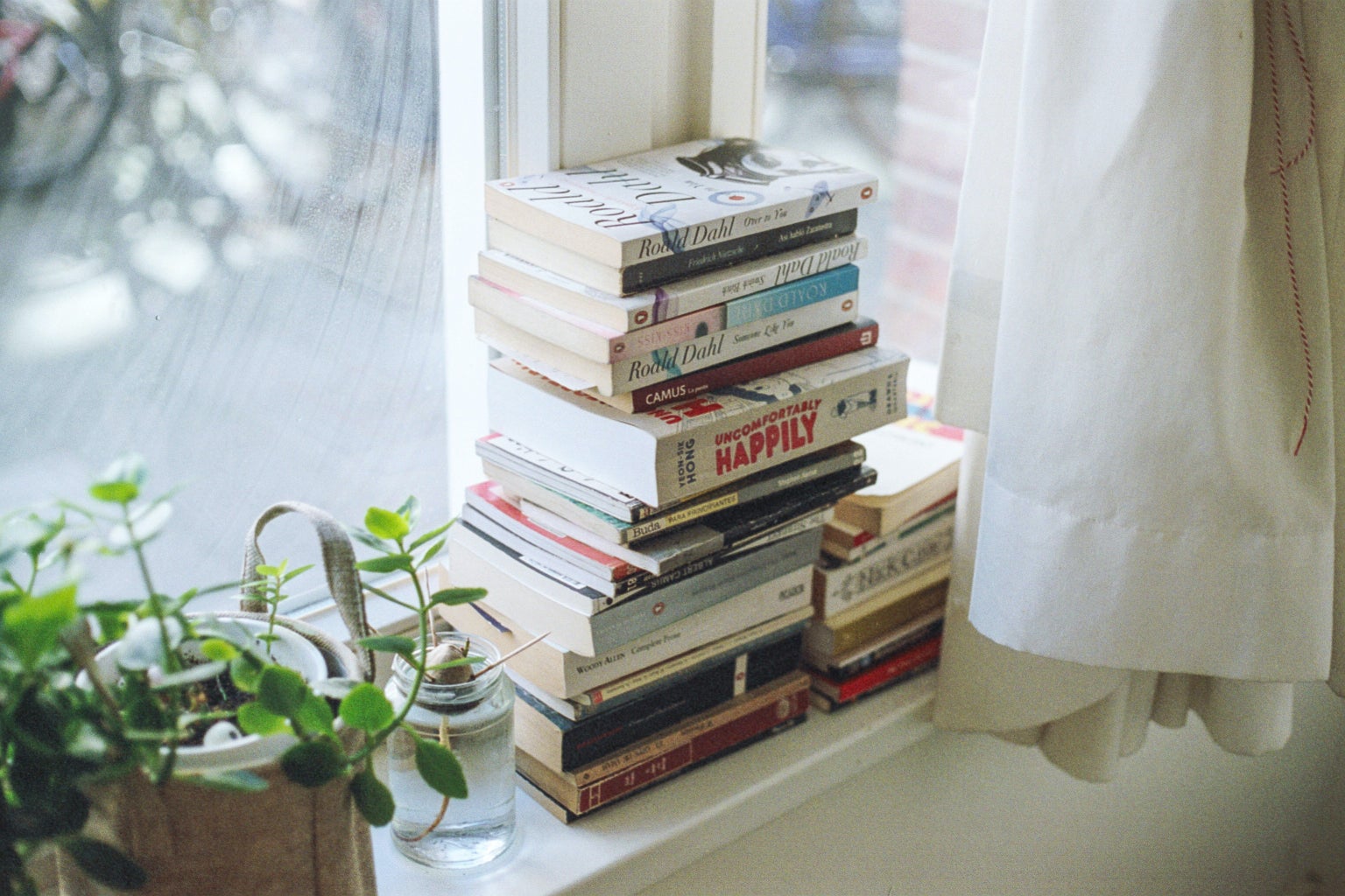 stack of books