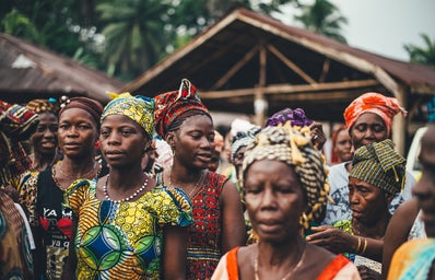 Group of women in Sierra Leone