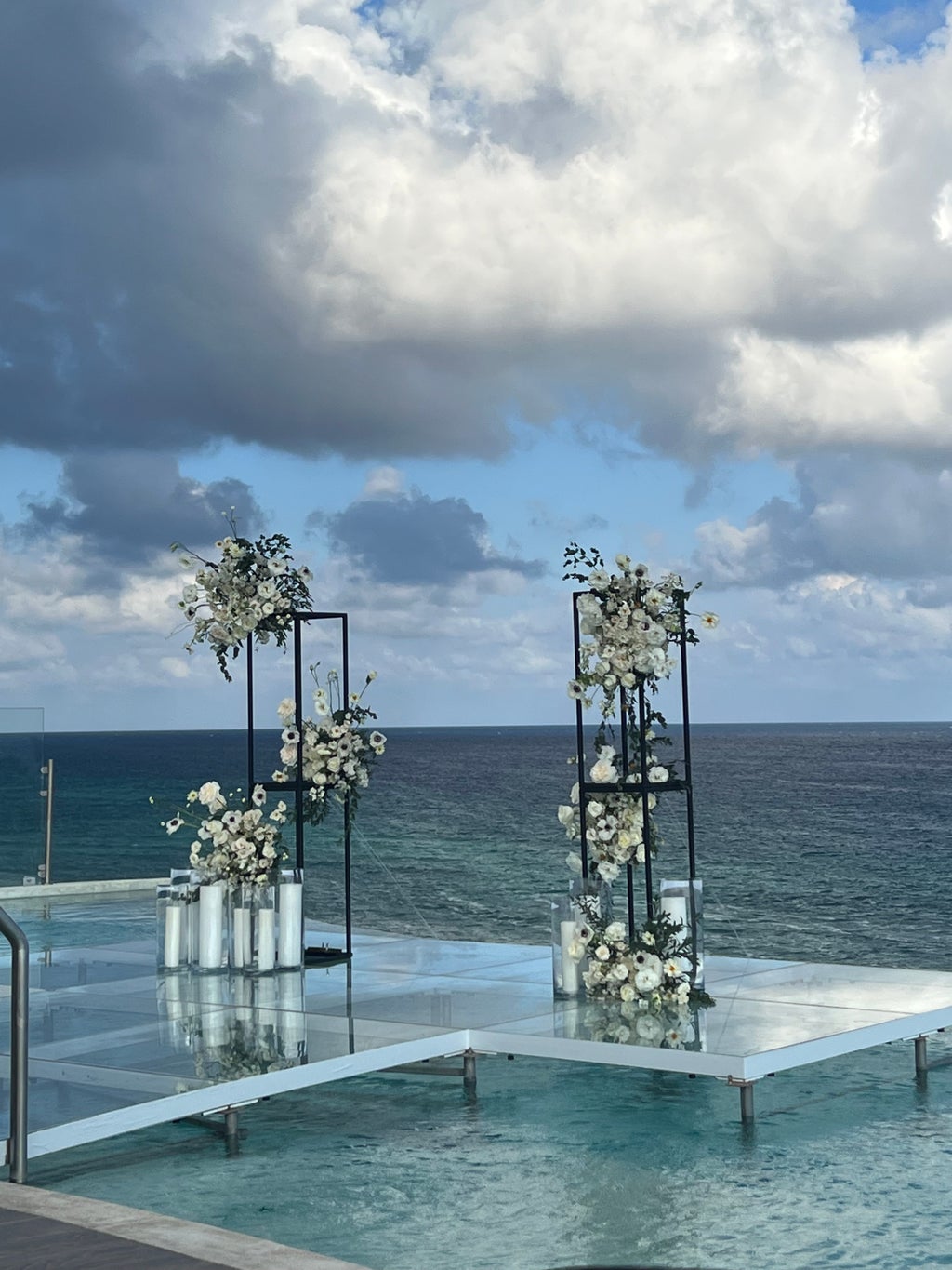 a wedding altar in mexico