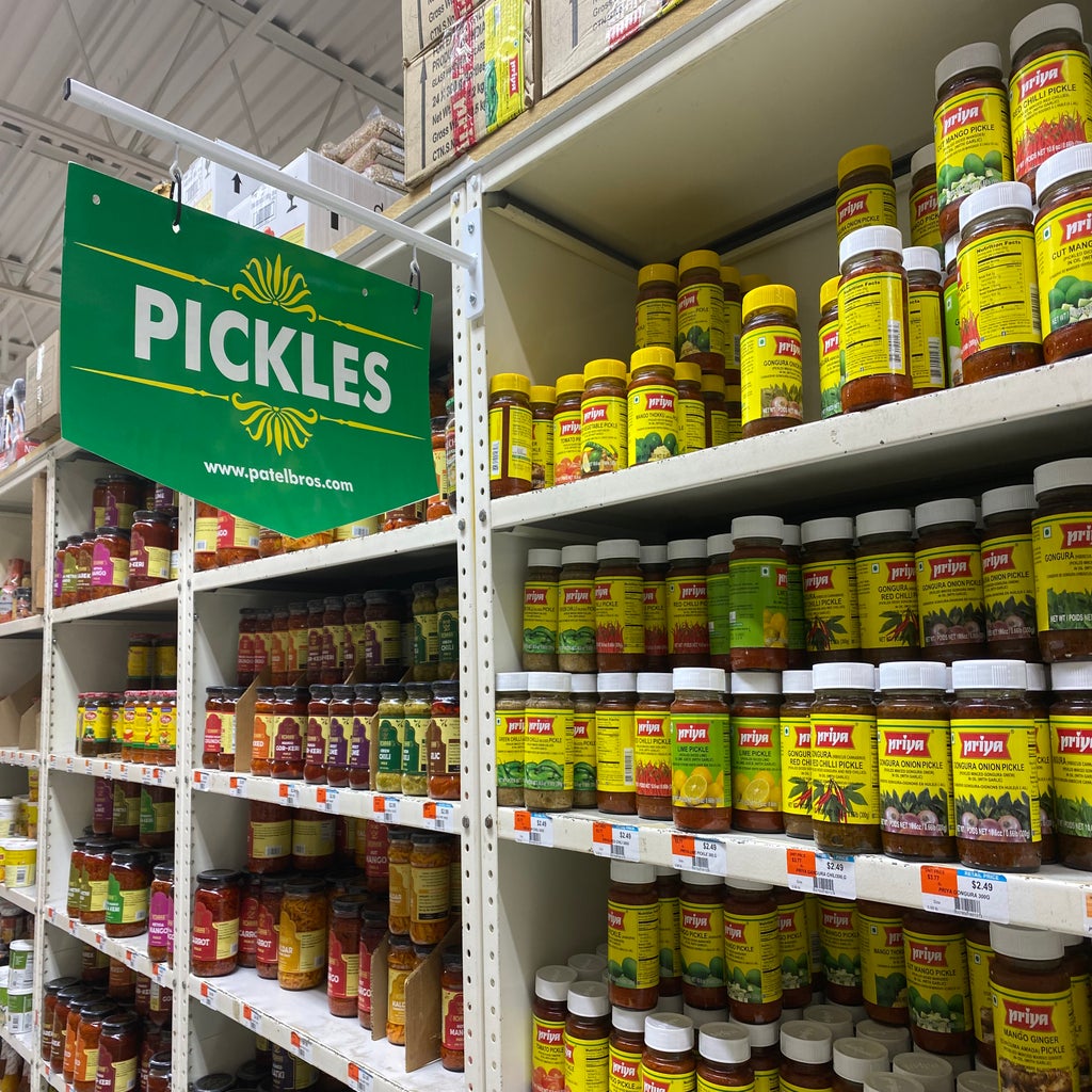 Pickles in Indian Grocery Store