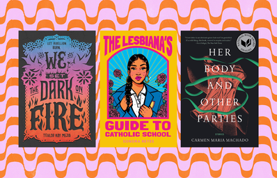 collage of books by latinx authors