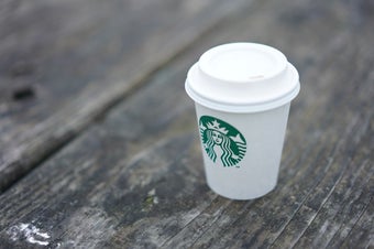 White Starbucks Cup
