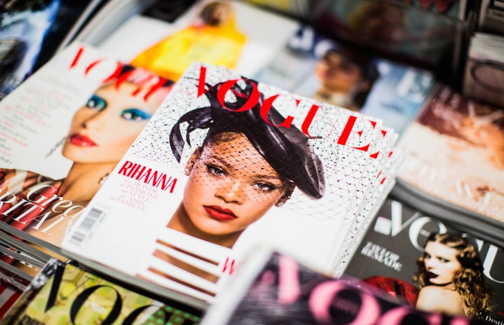 Rihanna on Vogue magazine