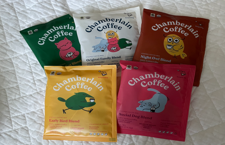 Chamberlain Coffee bags
