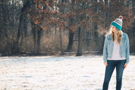 girl in the snow