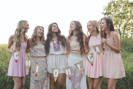 Chi Omega Sorority Girls