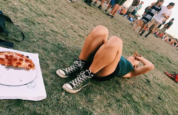 charlotte reader pizza grass laying down festival?width=719&height=464&fit=crop&auto=webp