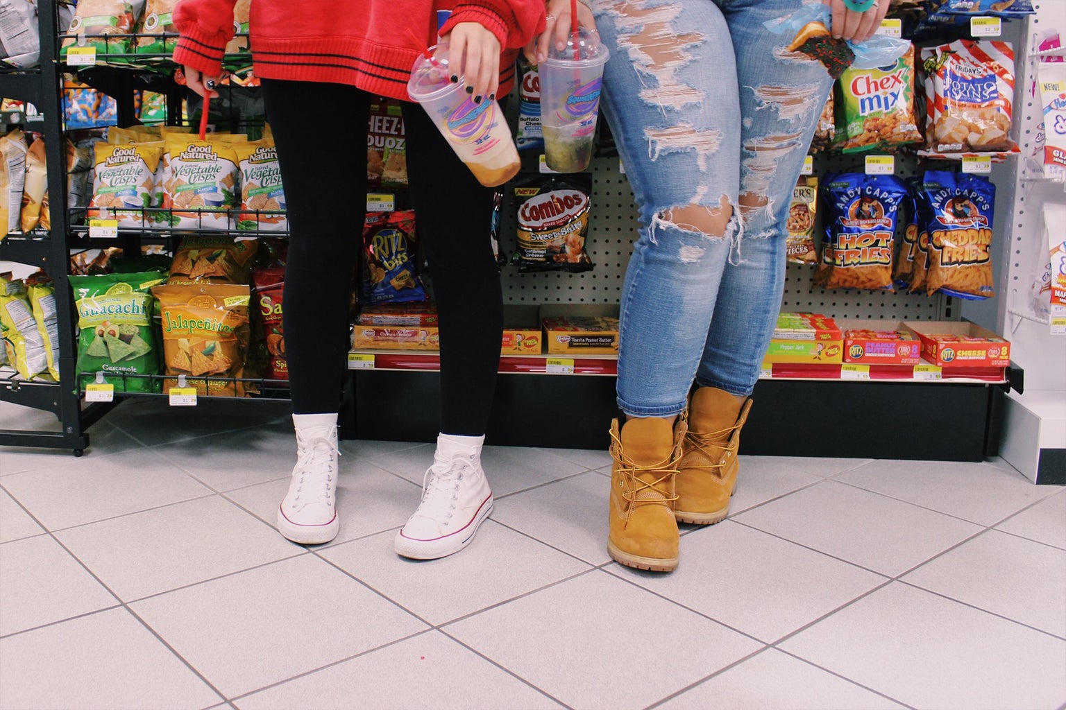 Anna Schultz-Converse And Timbs Gas Station