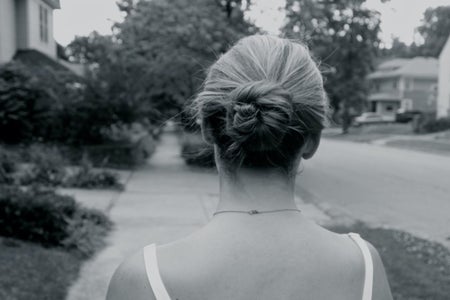 Anna Schultz-Black And White Girl From Behind