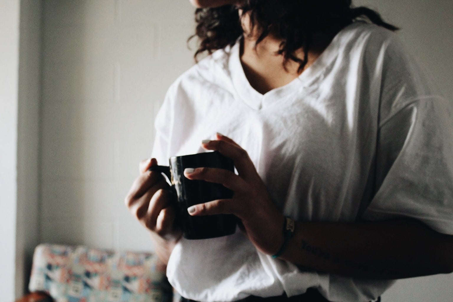 Celina Timmerman-Oversized Tshirt And Cup