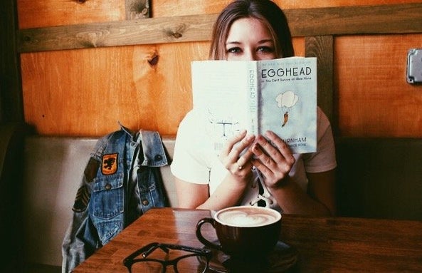 Amelia Kramer coffee shop date booke glasses latte cozy?width=719&height=464&fit=crop&auto=webp