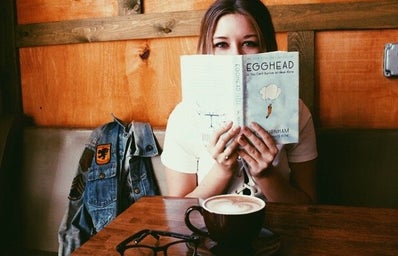 Amelia Kramer-Coffee Shop Date Booke Glasses Latte Cozy