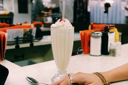 Anna Schultz-Chocolate Milkshake And Hand With Rings