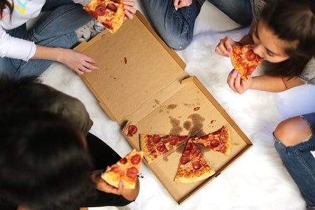 Riends Pizza College Party Food