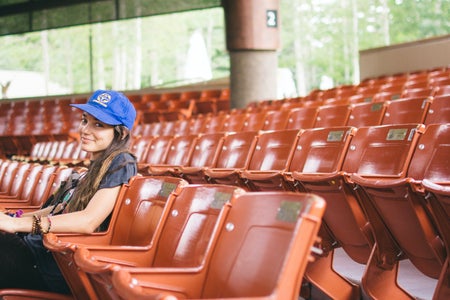 Cameron Smith-Girl Smirk Smile Hat Laid Back Theatre