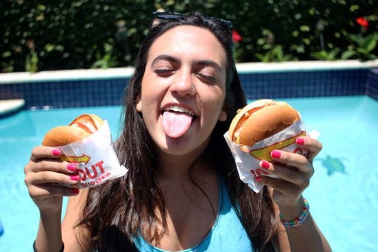 Kellyn Simpkin burgers food girls tongue out?width=698&height=466&fit=crop&auto=webp