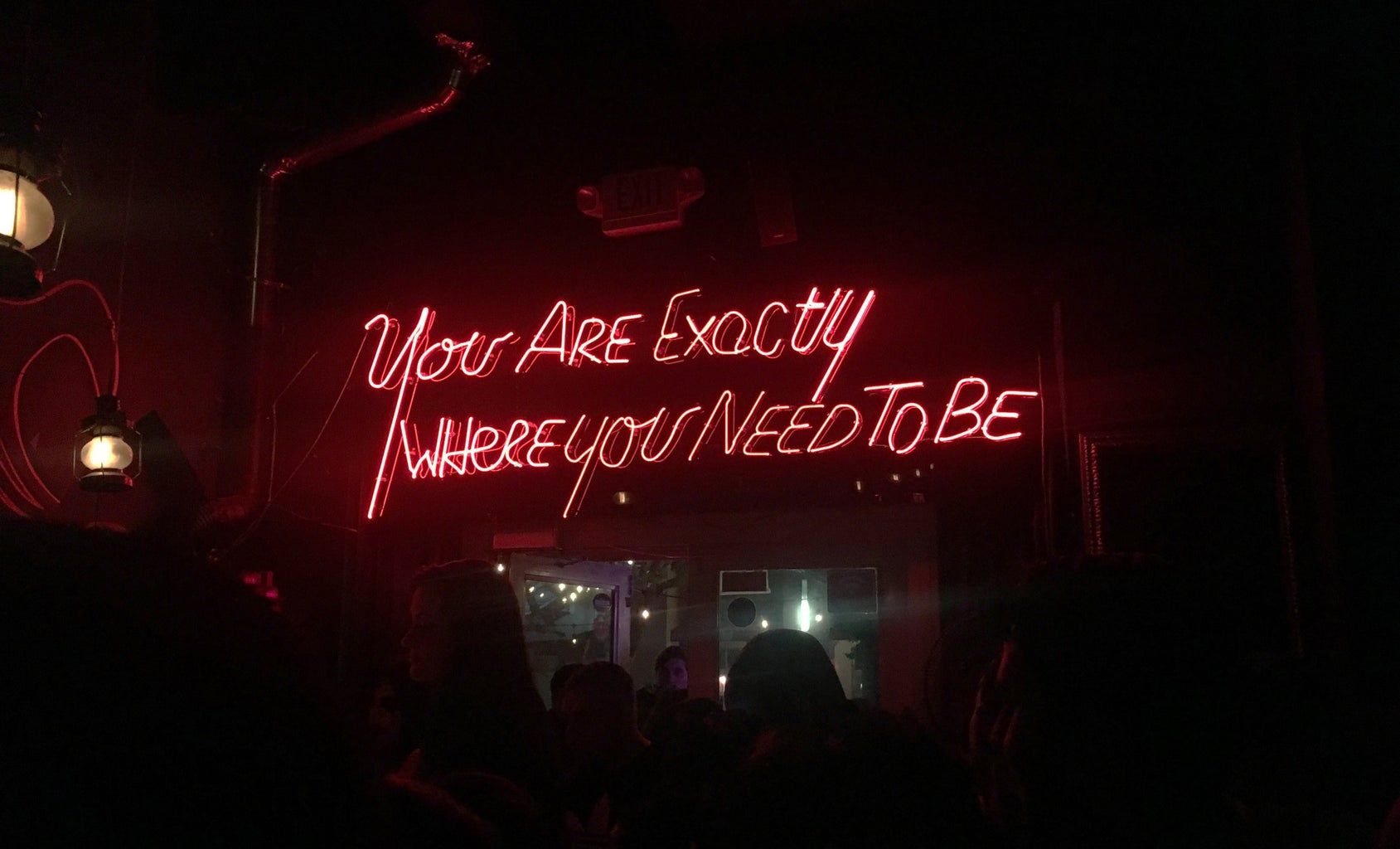 Lindsay Thompson-Neon Sign Where You Need To Be Miami Bar Inspiration