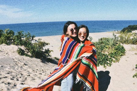 Friends At The Beach Hugging 1