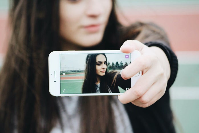 Celina Timmerman-Girl Taking Selfie