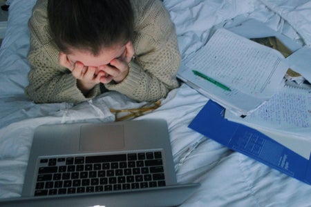 Anna Schultz-Girl On Computer Stress