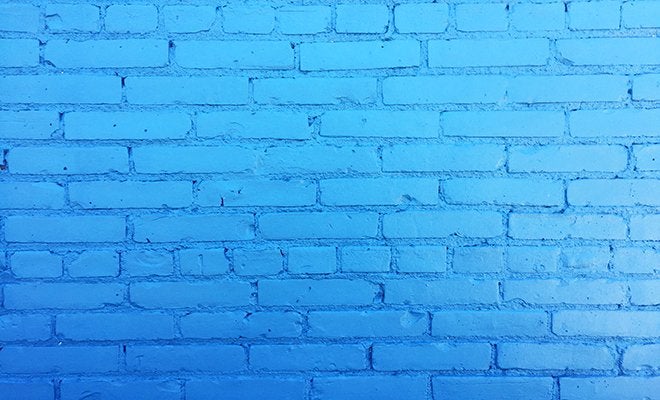 Blue Brick Wall