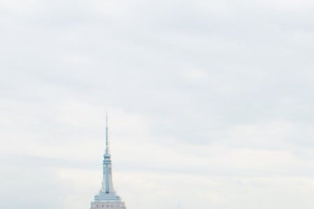 Girl On Rooftop Nyc