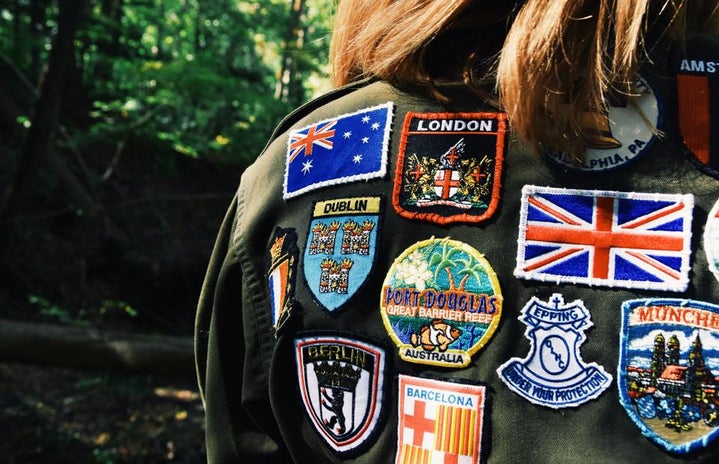 Jacket With European Patches