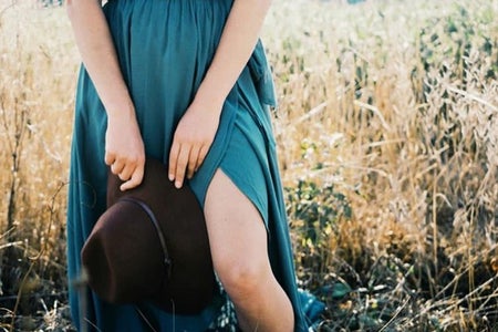 Field Boho Hat Dress Nature