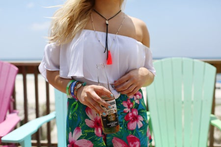 The Lalawhite Top Beer Beach Girl