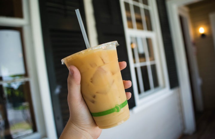 Iced Coffee In Hand