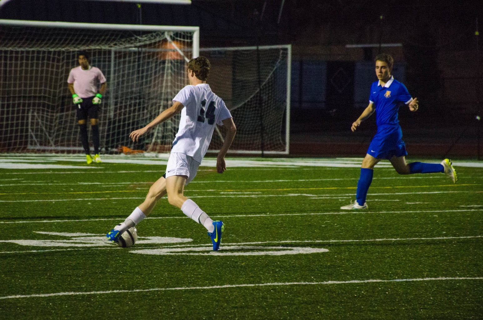 Sports Boys Soccer About To Shoot