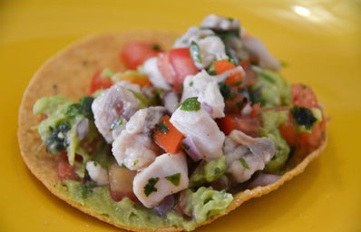 Fish Red Snapper Tostada
