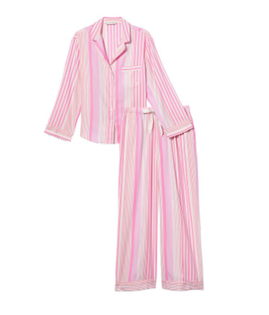 victoria\'s secret striped pajamas