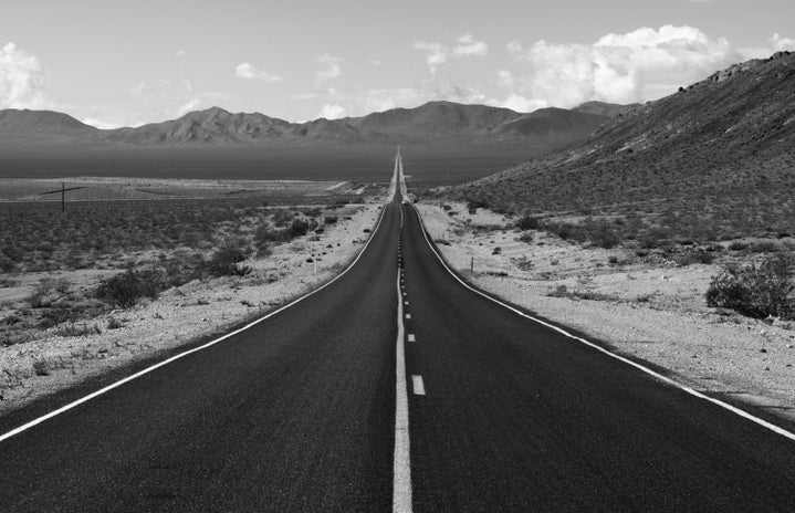 Grayscale Photo Of Road 1038935?width=719&height=464&fit=crop&auto=webp