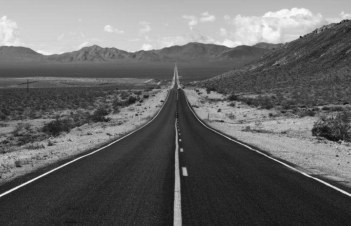 Grayscale Photo Of Road 1038935?width=719&height=464&fit=crop&auto=webp