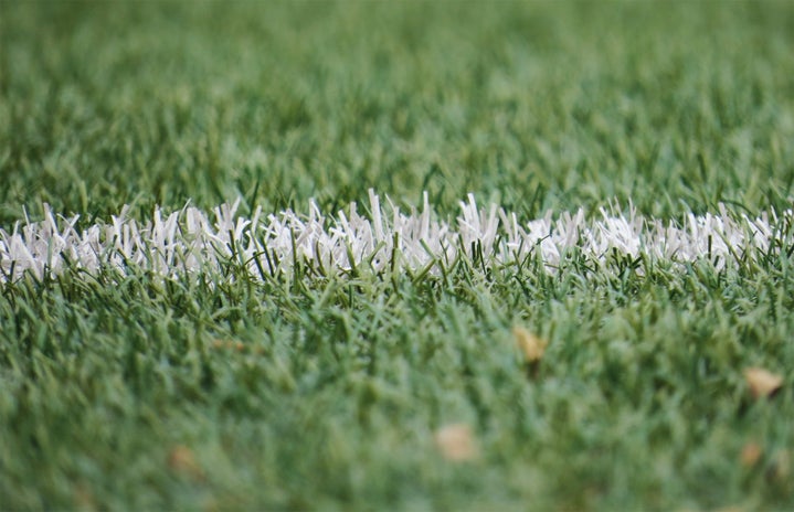 white and green grass at sports field