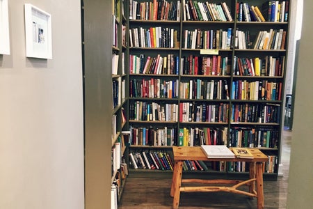books on a bookshelf