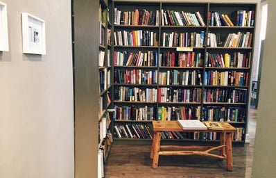 books on a bookshelf