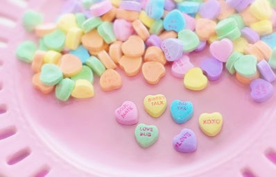valentine\'s day heart candies
