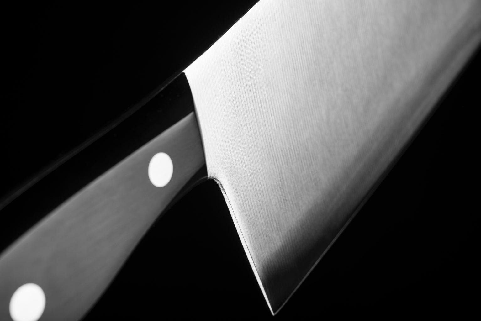 close up of a knife