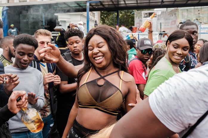 Notting Hill Carnival, celebrating Black-British culture and history through dance, food and music.