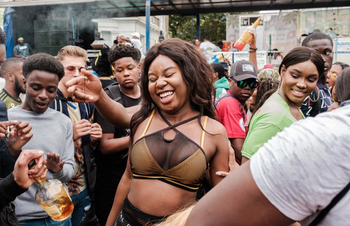 Notting Hill Carnival, celebrating Black-British culture and history through dance, food and music.
