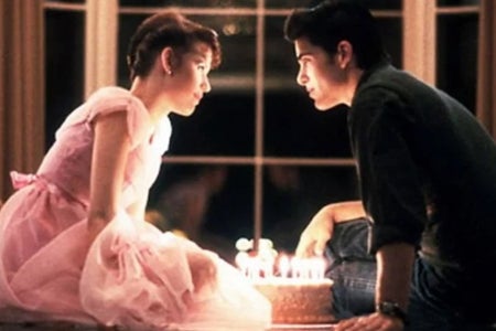 Sixteen Candles cake scene