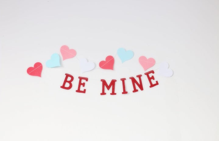 Be Mine banner for valentine's day
