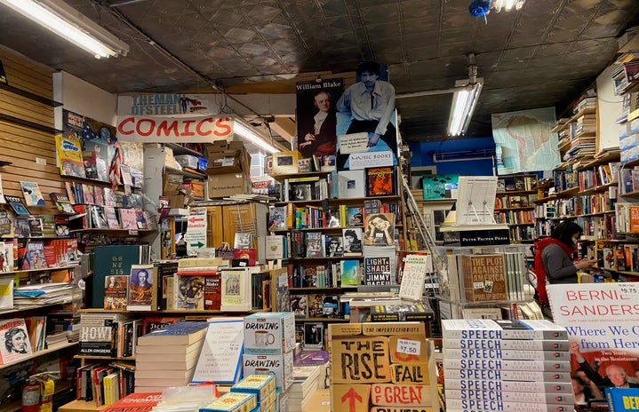 Inside of Carmine Street Bookstore