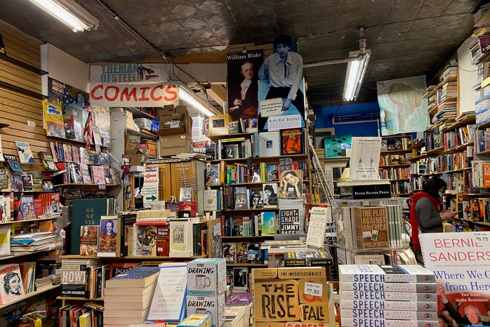 Inside of Carmine Street Bookstore