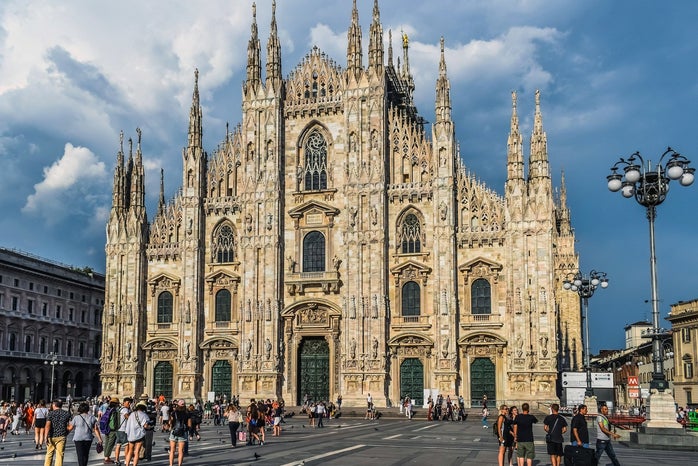 Milano Duomo cathedral in Italy in daytime