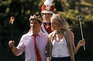 Taylor Swift and Taylor Lautner gif